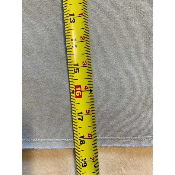 Victoria Secret Pink Crop Hoodie Pullover Long Sleeves Pockets Light Gray Size M - Picture 6 of 10